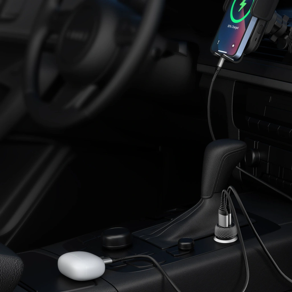 Billaddare 35W PD/QC Svart