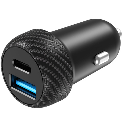 Billaddare 1xUSB-C PD 1xUSB-A 45W