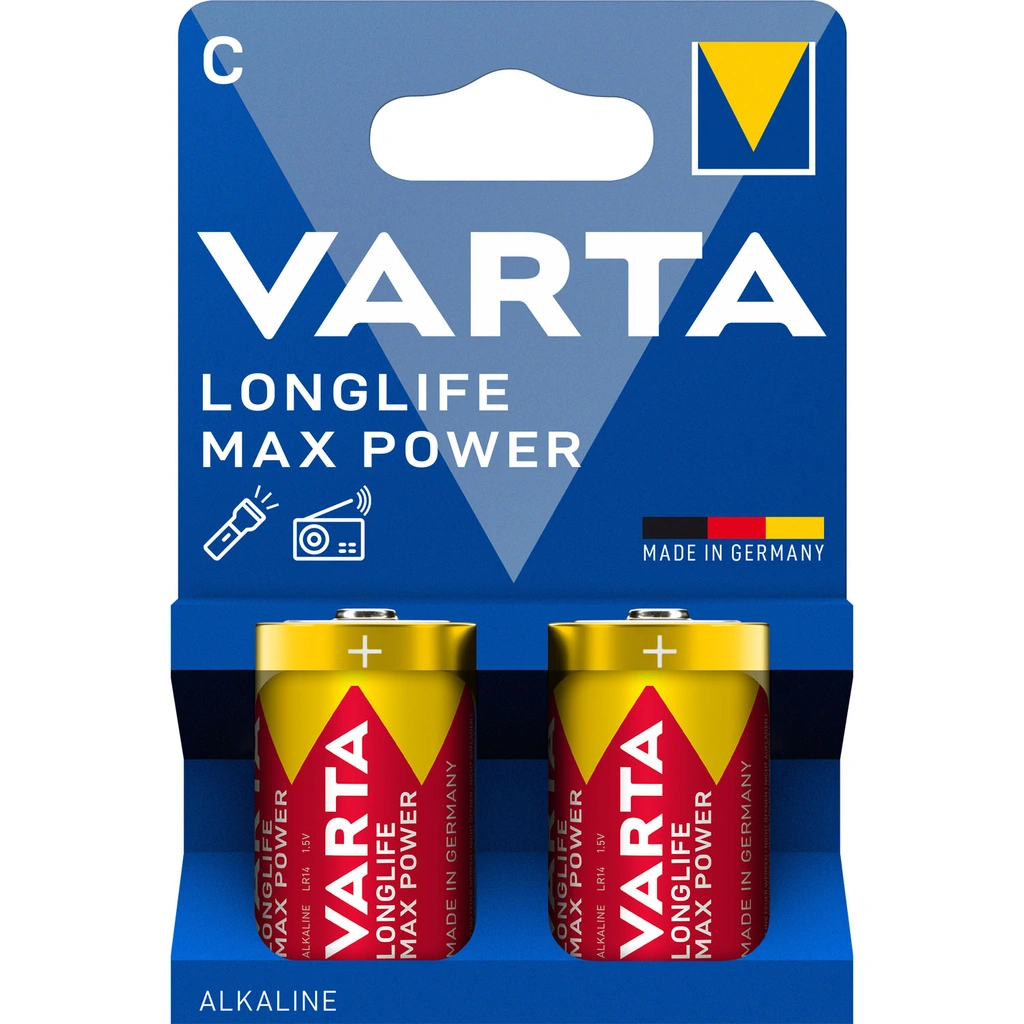 Longlife Max Power C / LR14 Battery 2-pack