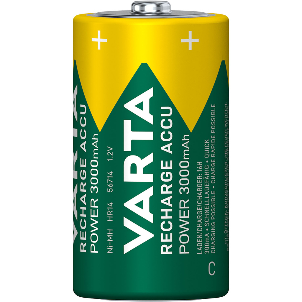 Rechargeable battery C / LR14 3000 mAh 2-pack