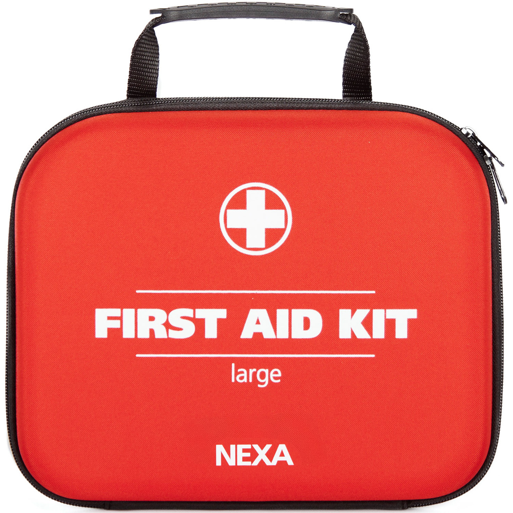 First Aid Kit Large 64pcs Red