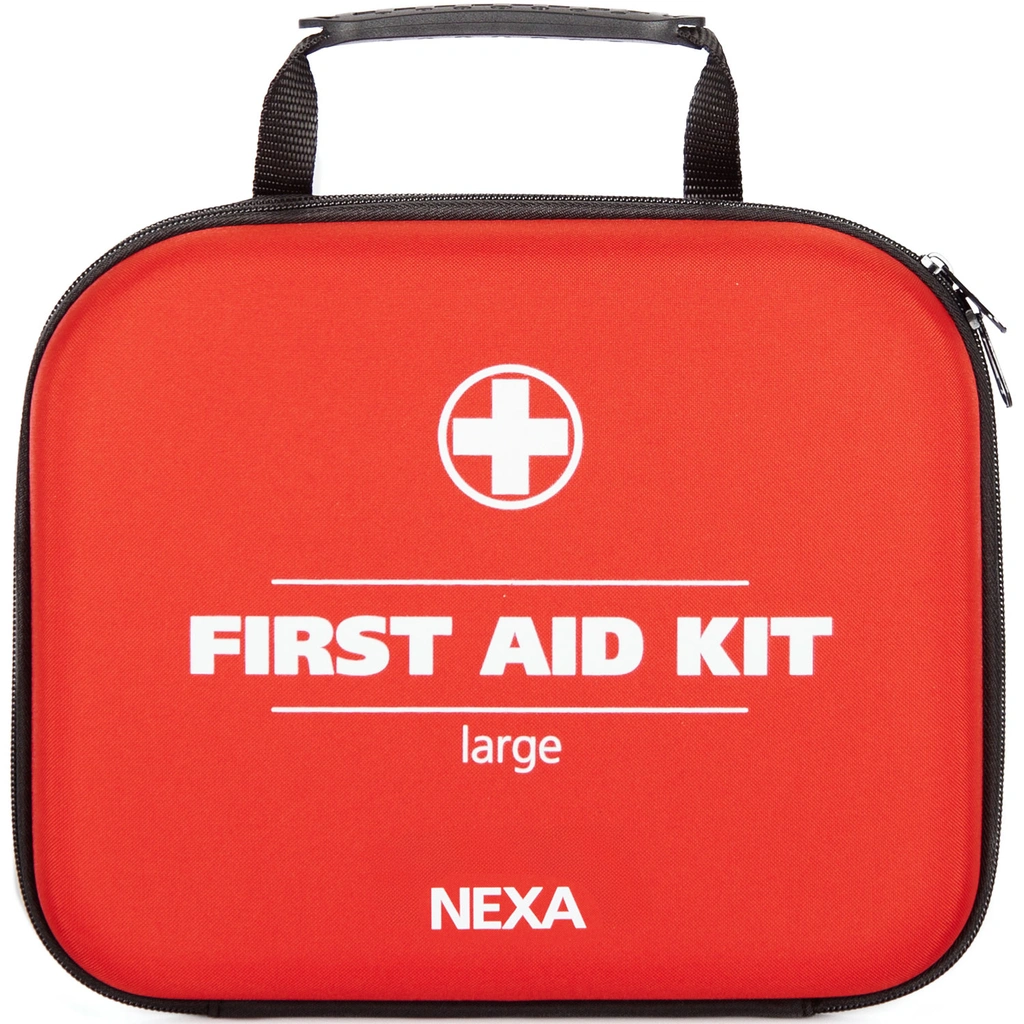 First Aid Kit Large 64pcs Red
