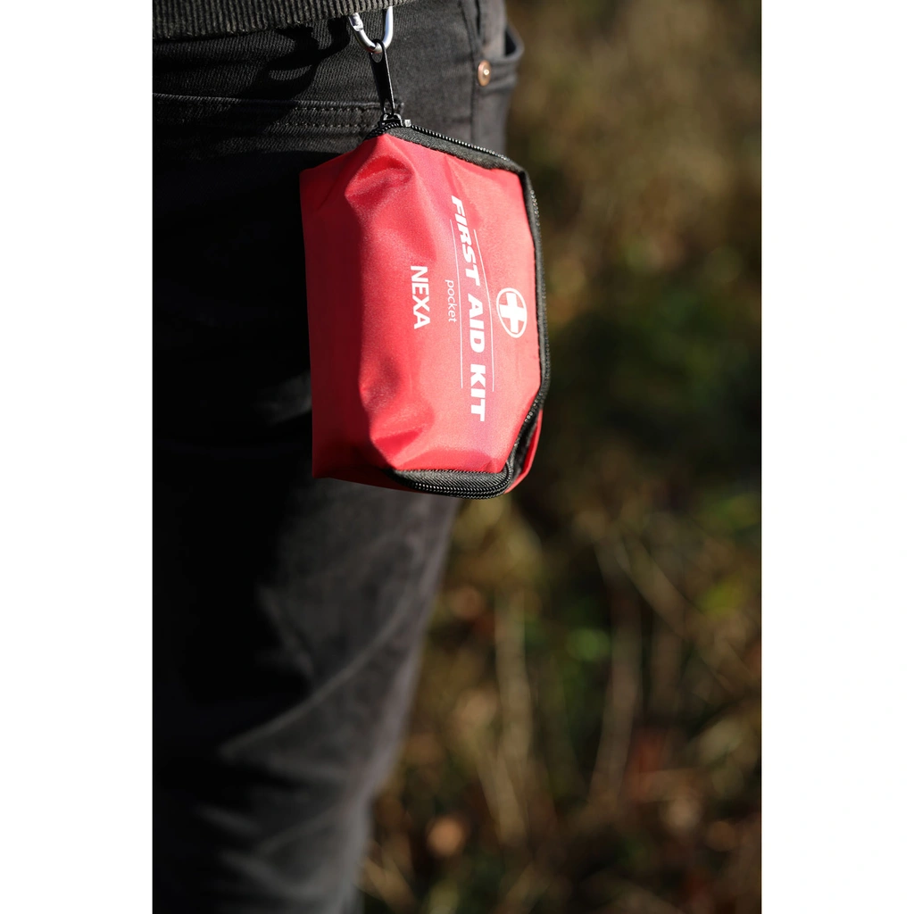 First Aid Kit Pocket 13pcs Red