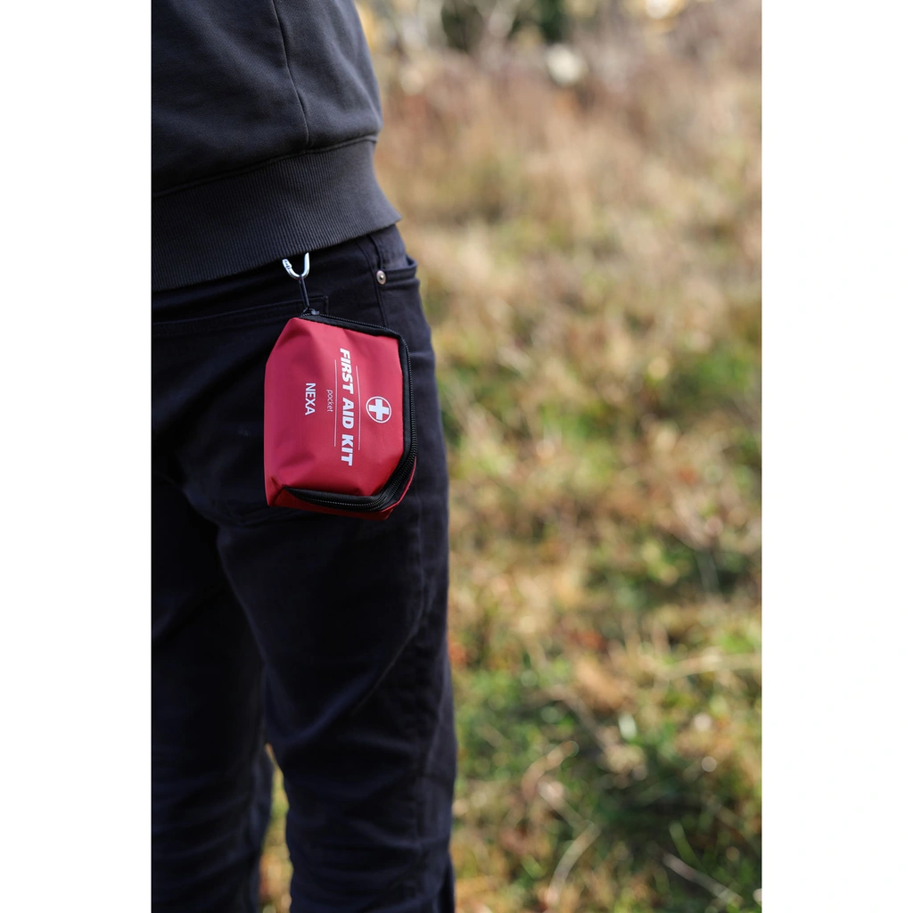 First Aid Kit Pocket 13pcs Red