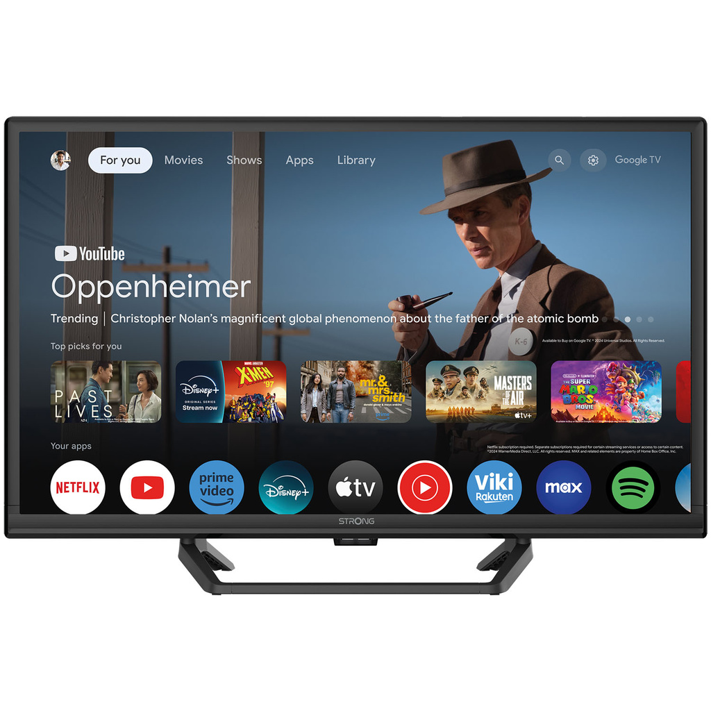 TV 24" HD LED 230/12Volt Google TV SRT24HG4723C Svart