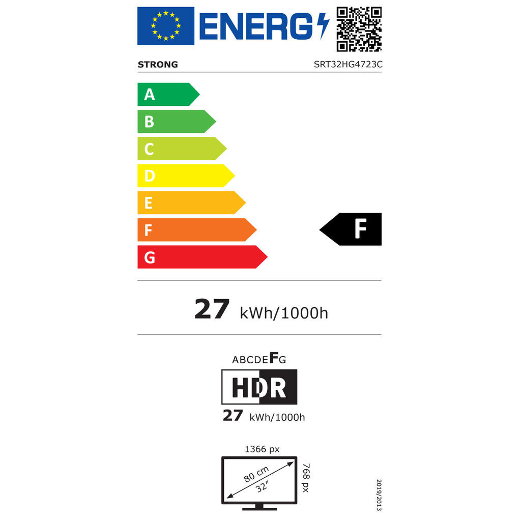 TV 32" HD LED 230/12Volt Google TV SRT32HG4723C Svart