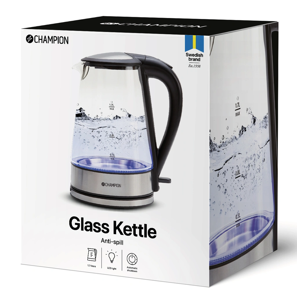 Vattenkokare 1,7L VK220 Glas