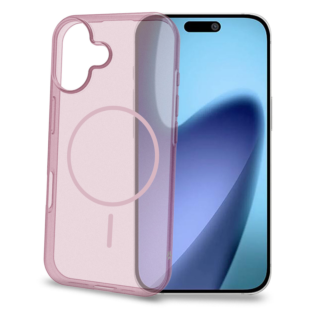 Magsand MagSafe compatible cover iPhone 17 Pink