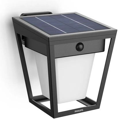 Nissa Wall light Solar powered LED 250/20lm Black