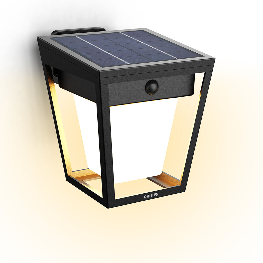 Nissa Vägglampa Solcell LED 250/20lm Svart
