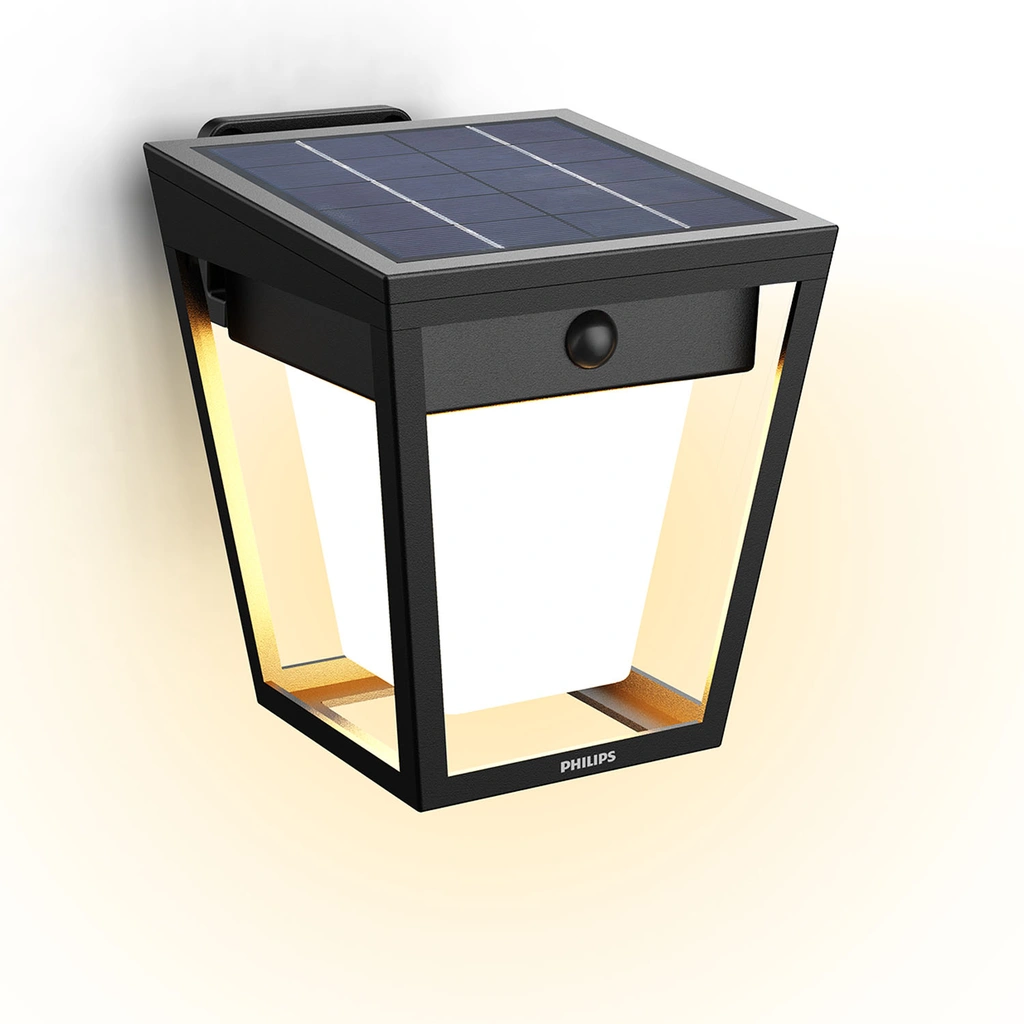 Nissa Vägglampa Solcell LED 250/20lm Svart