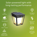 Nissa Vägglampa Solcell LED 250/20lm Svart