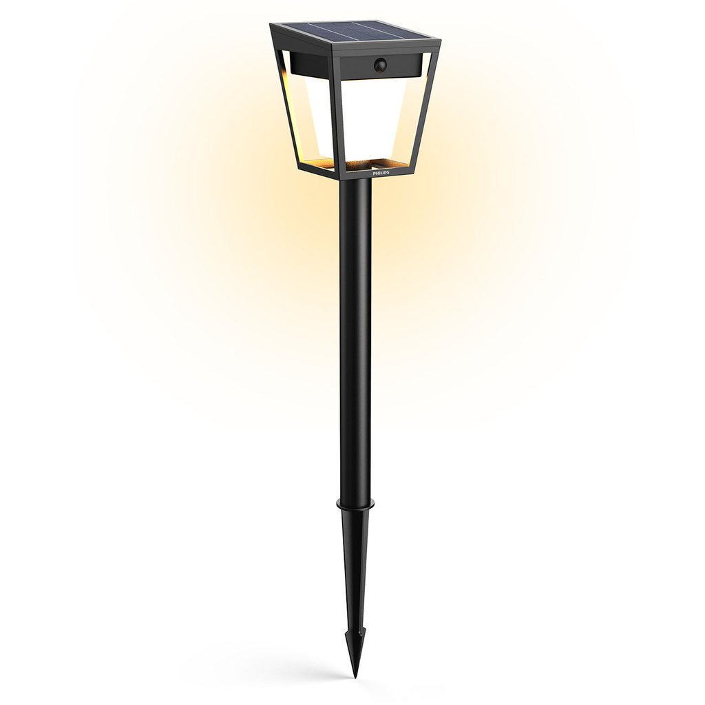 Nissa Piedestal Solcell LED 250/20lm Svart