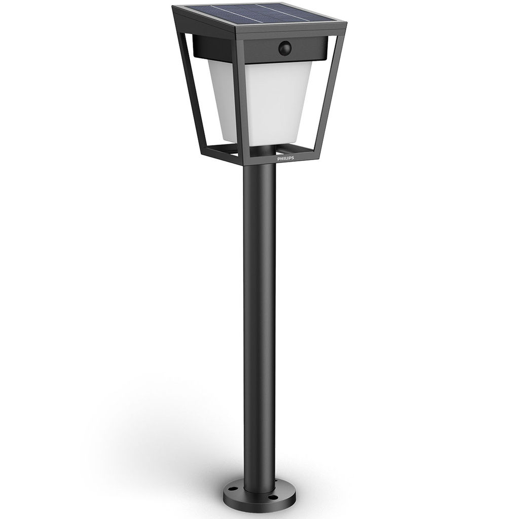 Nissa Piedestal Solcell LED 250/20lm Svart