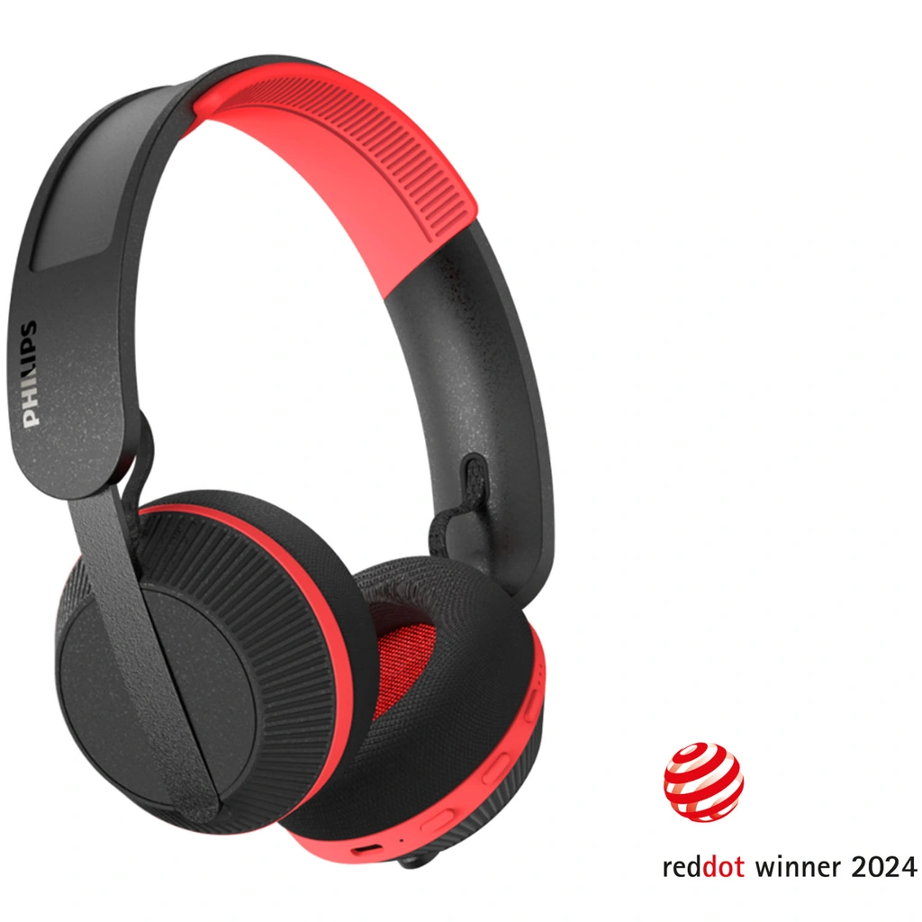 Ear phones Over-Ear Sport Solar IP55 Black/Red