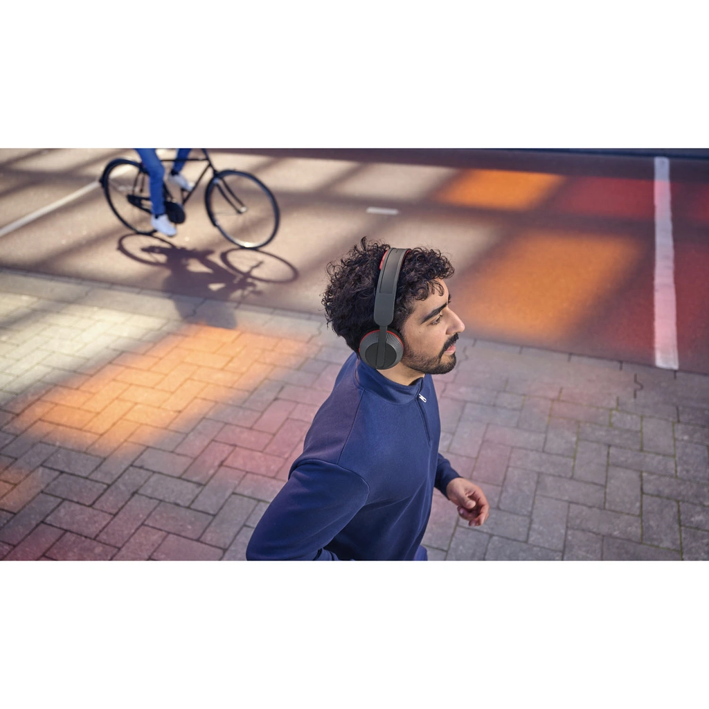 Ear phones Over-Ear Sport Solar IP55 Black/Red