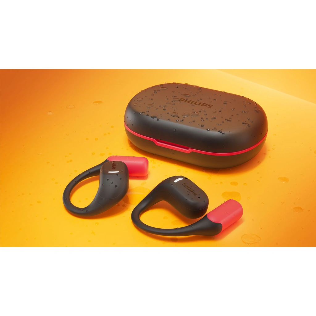 Hörlurar Sport IP54 Svart/Röd