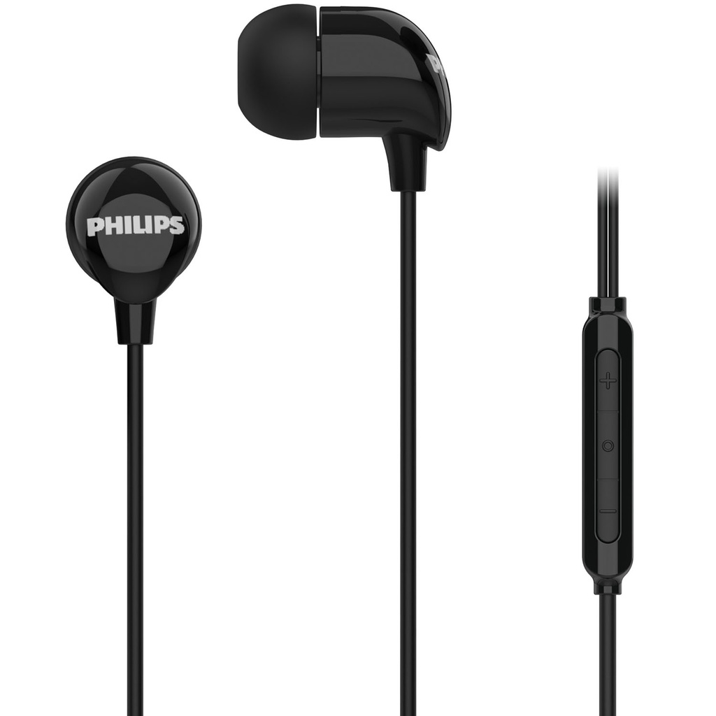 Ear phones In-Ear Cable Remote Black