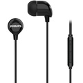 Ear phones In-Ear Cable Remote Black