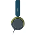 Hörlurar On-Ear Barn Volymbegränsning 85dB Kabel Blågrön kristall