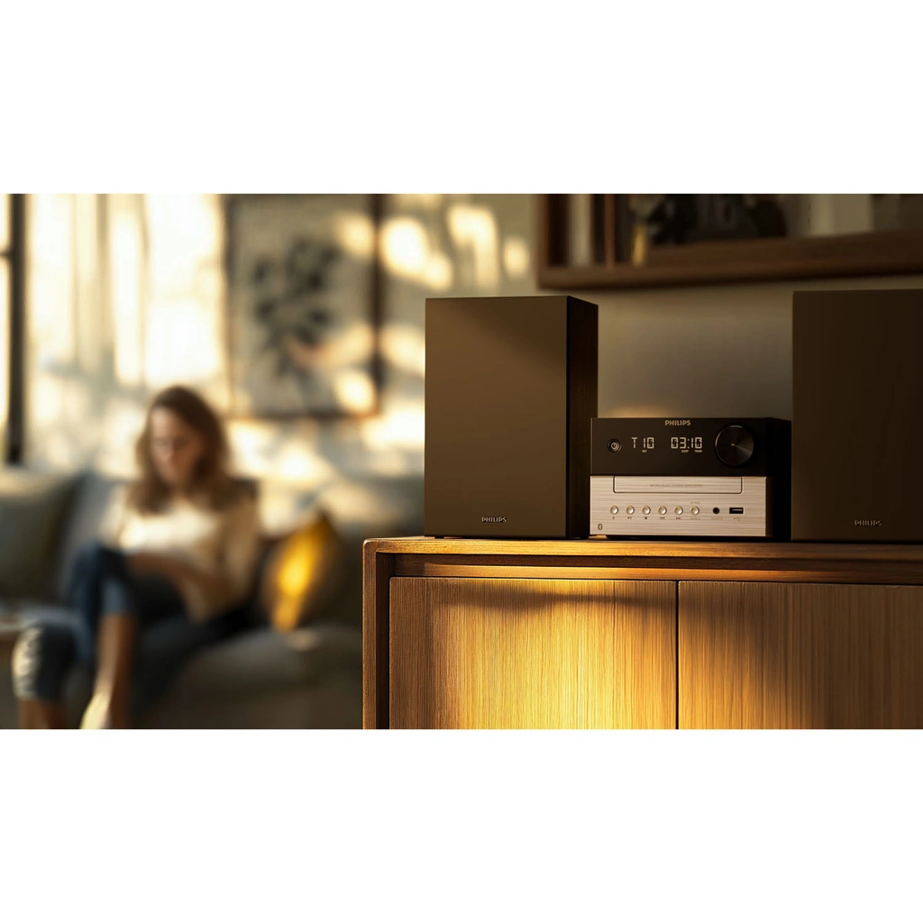 Musik-anläggning Radio CD USB Bluetooth TAM3205MKII/12 Svart/Silver