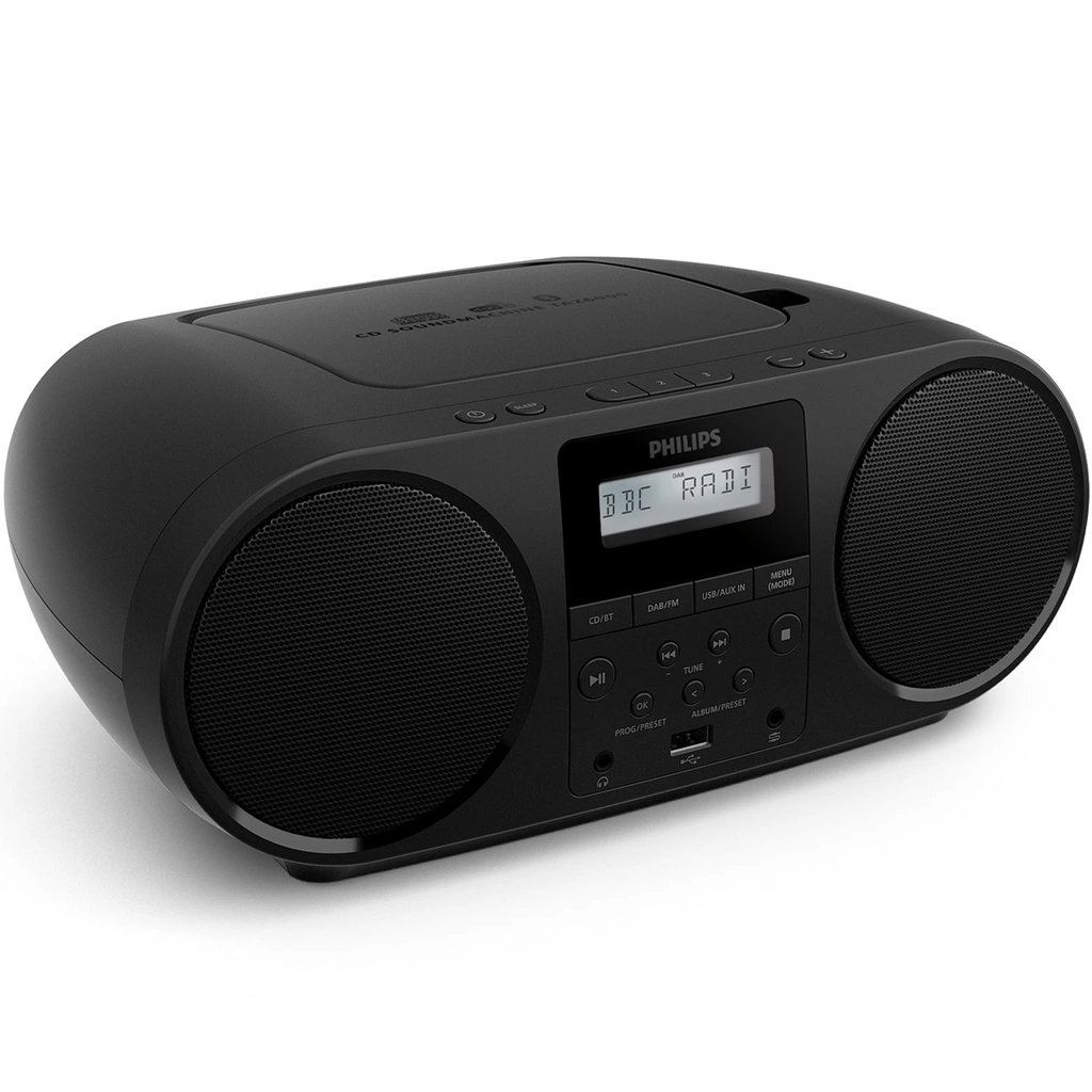 Boombox CD Radio Bluetooth TAZ6000/10 Svart