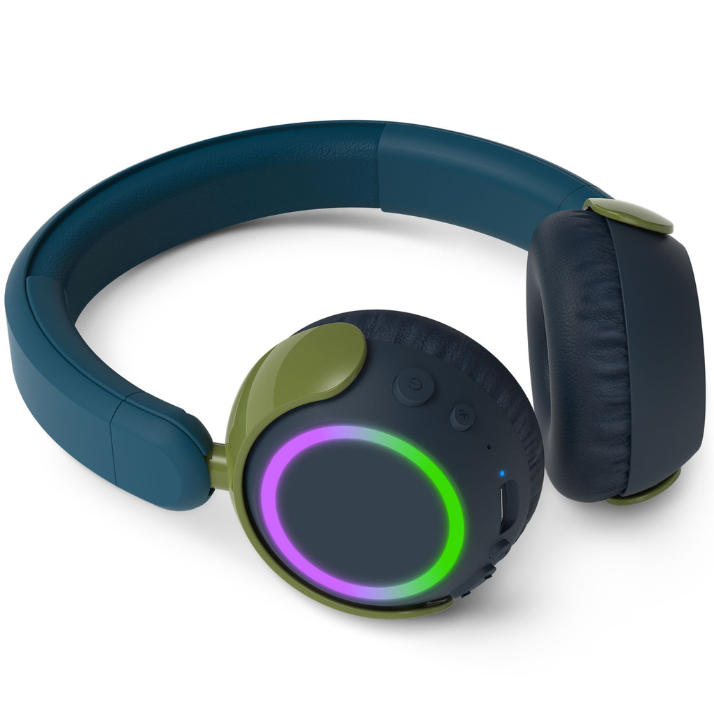 Hörlurar On-Ear Barn Volymbegränsning Bluetooth