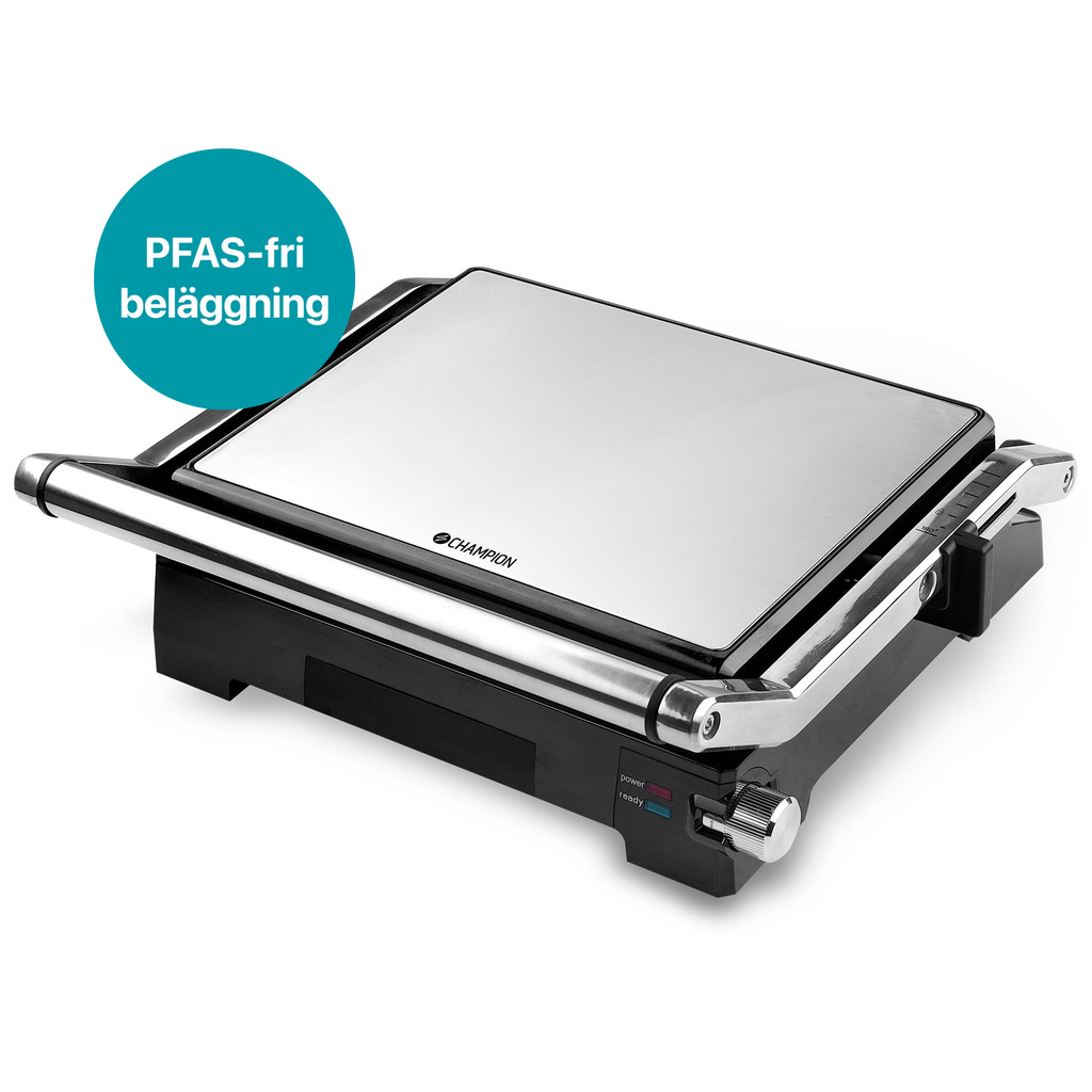 Paninigrill Pro Health 2in1 med Bordsgrill 2000W PG600 Rostfri