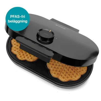 Waffle Iron Health Double 1600W VJ600 Black