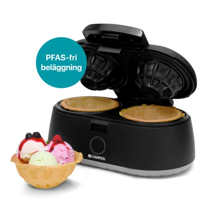 Waffle Bowl Maker Health Double 1000W VS400 Black