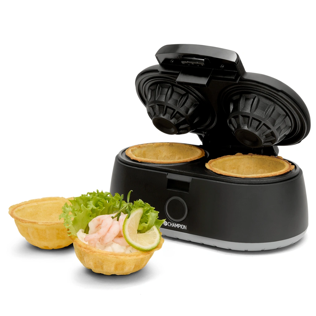 Våffelskålsjärn Health Dubbelt 1000W VS400 Svart