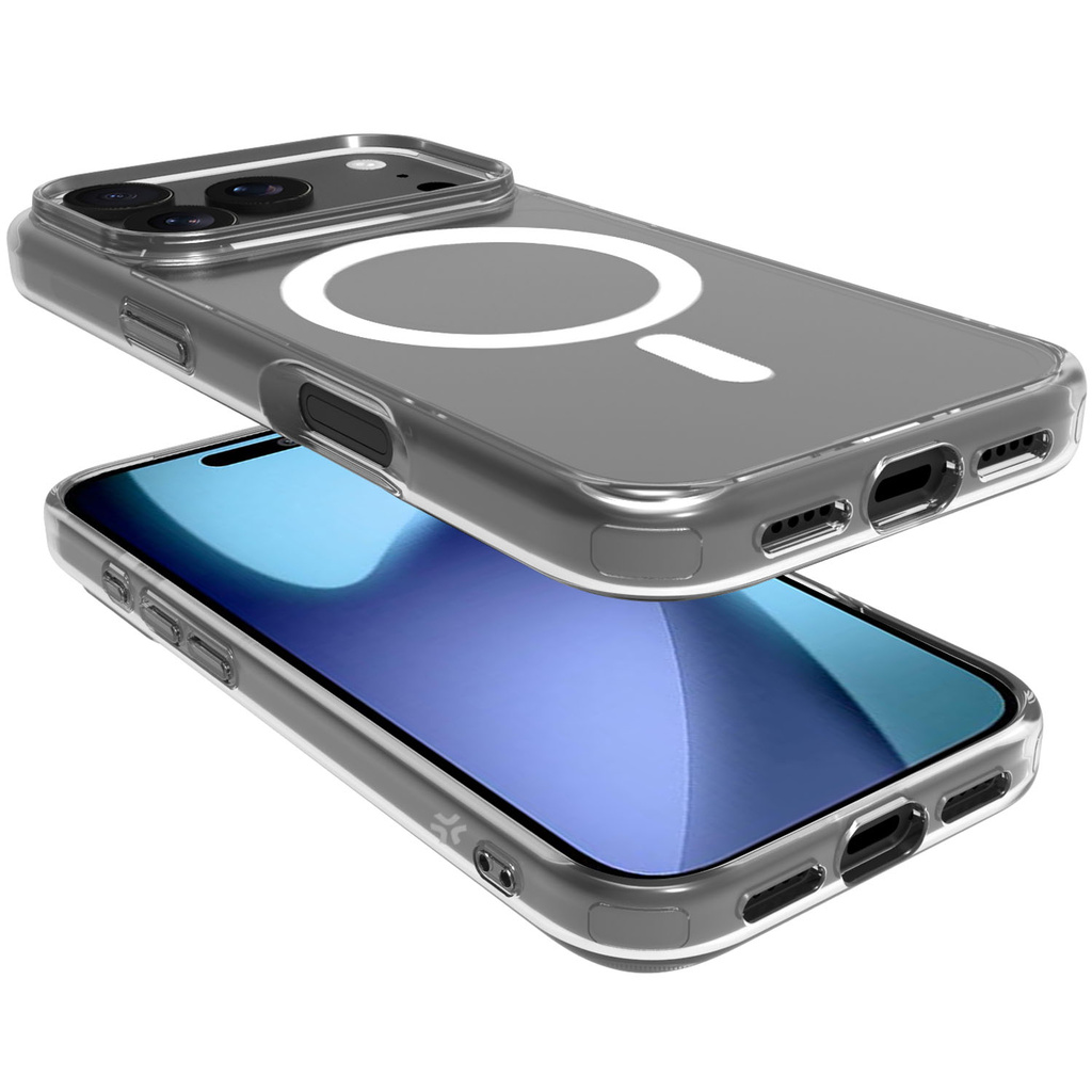 Gelskinmag TPU Cover MagSafe-kompatibelt iPhone 17 Pro Transparent
