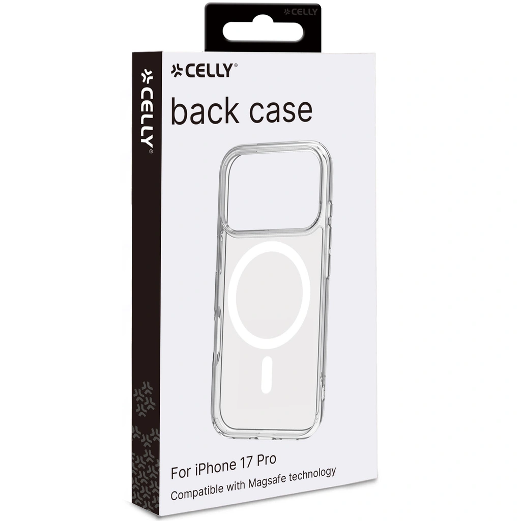 Gelskinmag TPU Cover MagSafe-kompatibelt iPhone 17 Pro Transparent