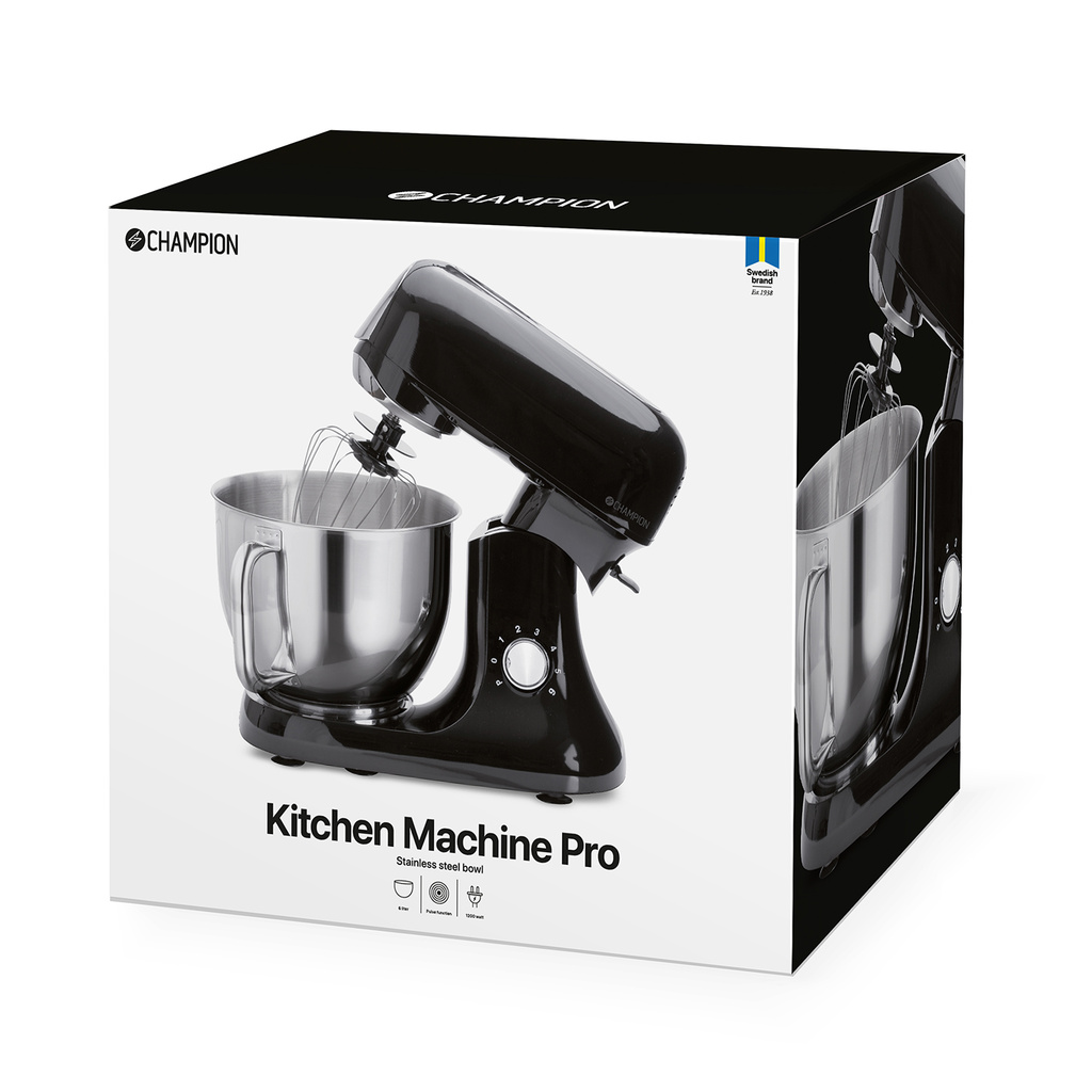 Köksmaskin Pro 6L 1200W KA400 Shiny Black