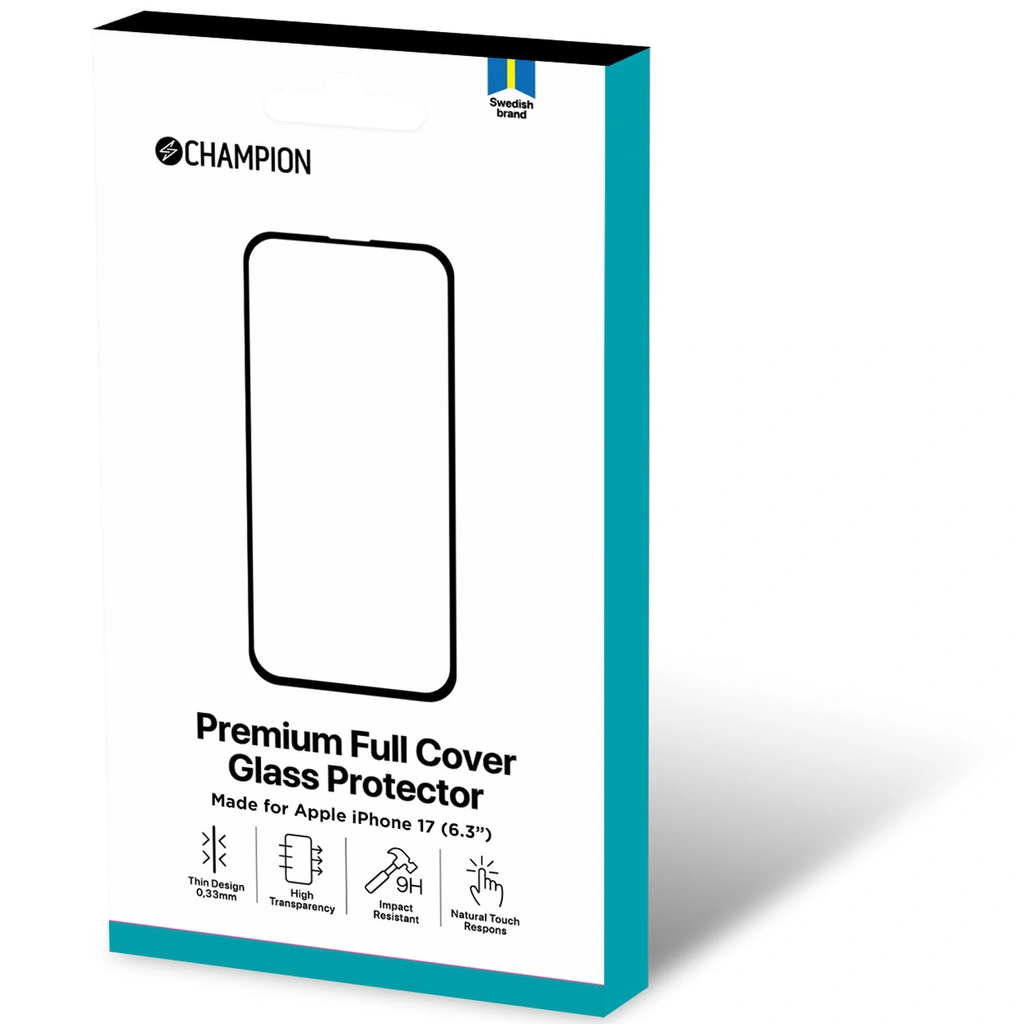 Skärmskydd iPhone 17 Svart