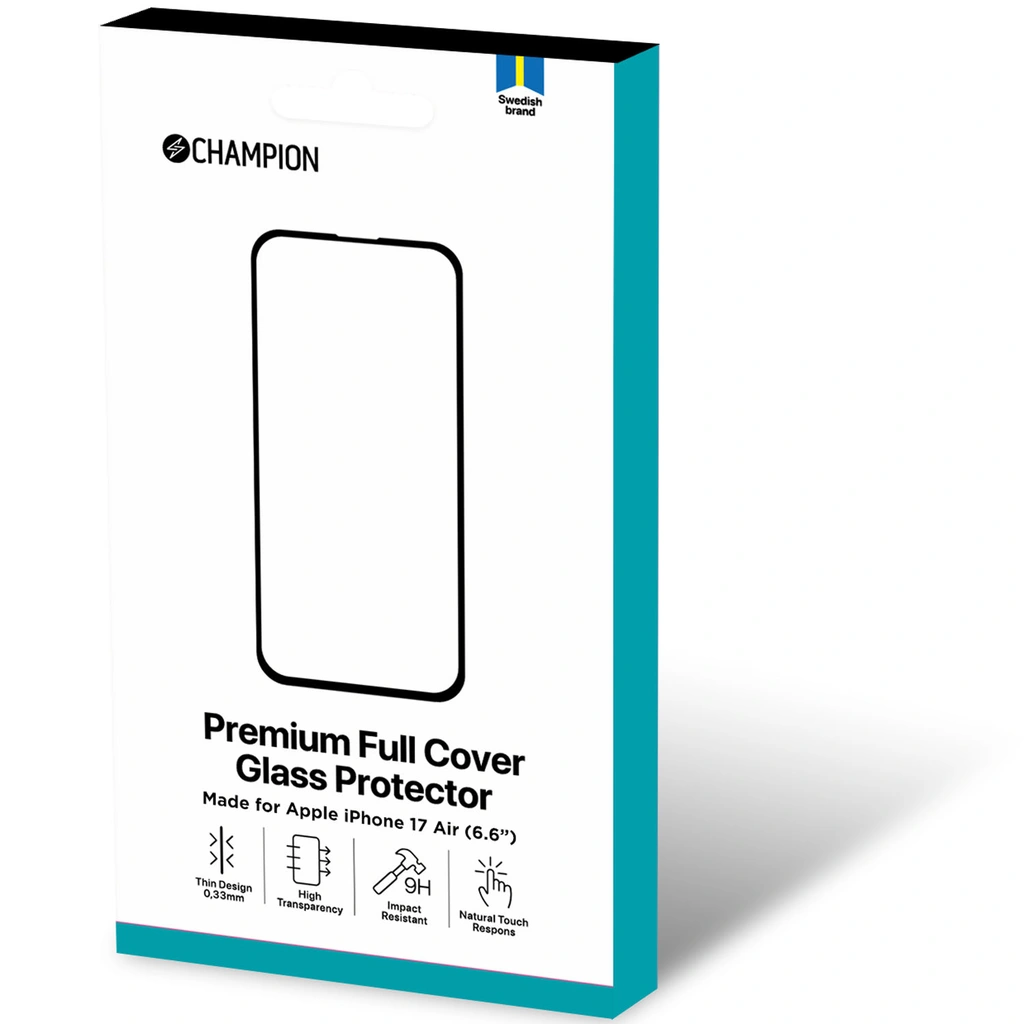 Skärmskydd iPhone Air Svart