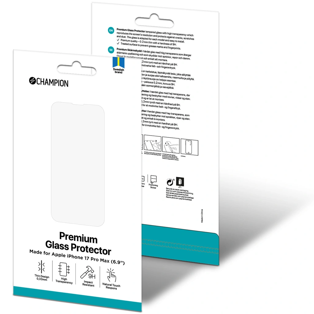Skärmskydd iPhone 17 Pro Max