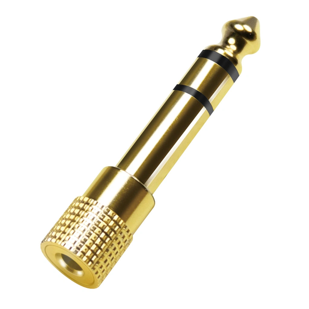 Audioadapter 6,3mm hane - 3,5mm hona