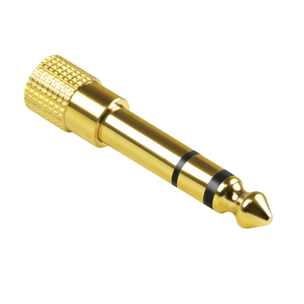 Audioadapter 6,3mm hane - 3,5mm hona