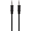Audio cable 3.5mm-male - 3.5mm-male Stereo 0,2m Black