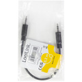 Audio cable 3.5mm-male - 3.5mm-male Stereo 0,2m Black