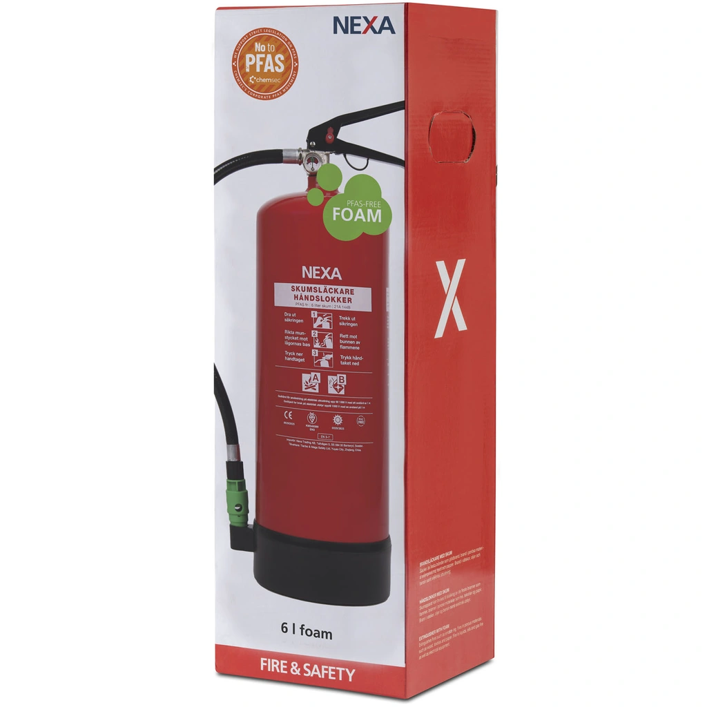 Fire extinguisher Foam Red 6L 21A 144B
