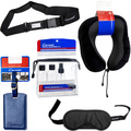 Travelingkit 5 (Neck pillow, Traveling bottles, Luggage tag/strap, Sleeping Mask) 