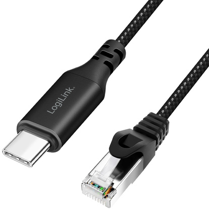 USB-C till Nätverkskabel RJ45 1 Gbps Aktiv 2 m
