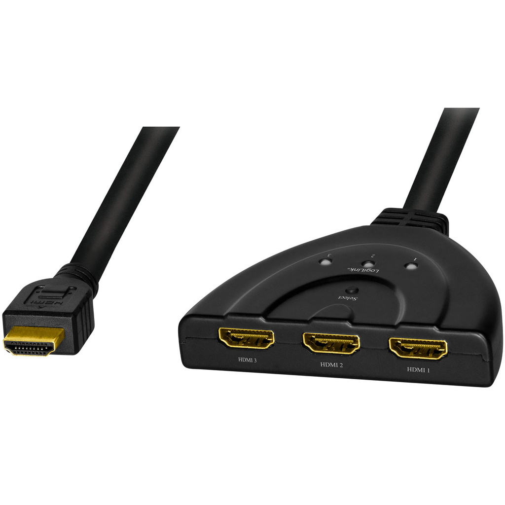 HDMI switch 3-ports Bidirect HDMI 1.4 4K/30 Hz