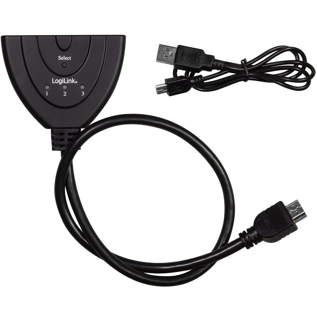 HDMI switch 3-ports Bidirect HDMI 1.4 4K/30 Hz