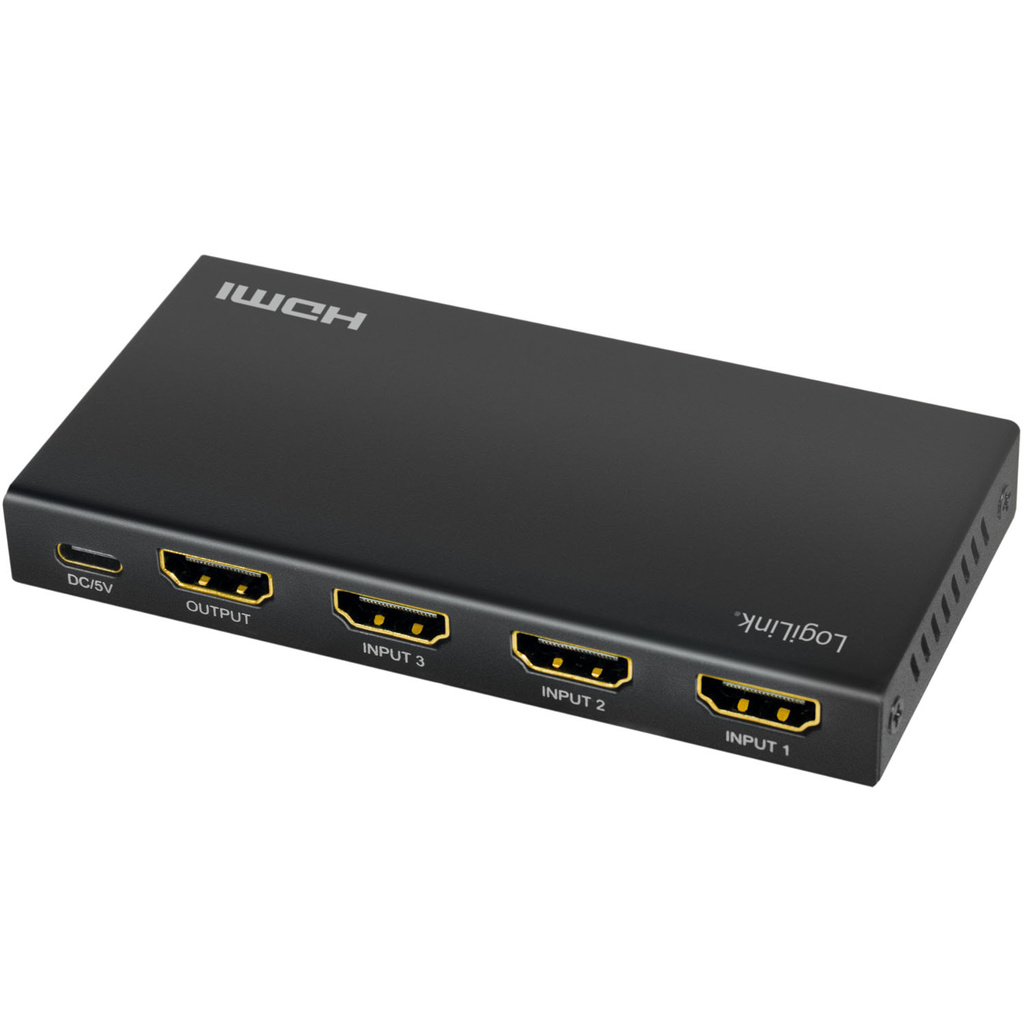 HDMI switch 3-ports HDMI 2.0 4K/60 Hz
