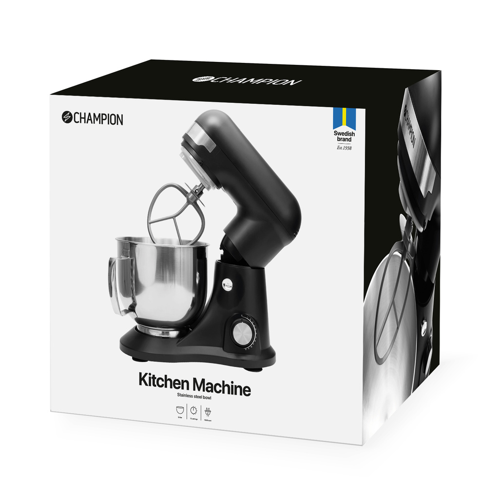 Kitchen Machine 5L 1000W KA300 Matte Black