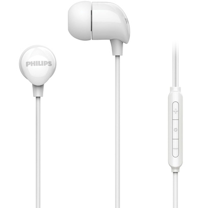 Hörlurar In-Ear Kabel Fjärrkontroll Vit 