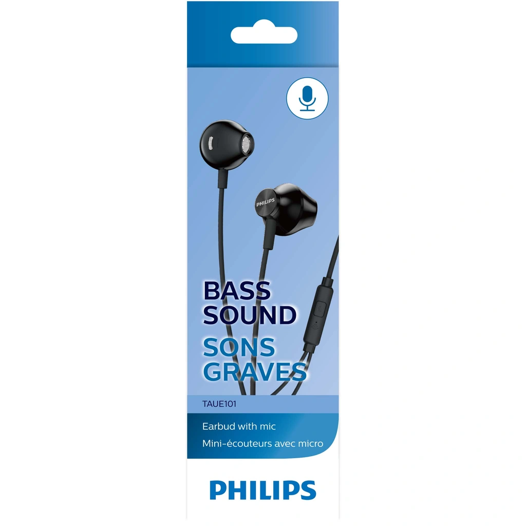 Earbuds In-ear Mic Cable Black